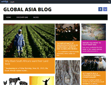 Tablet Screenshot of globalasiablog.com